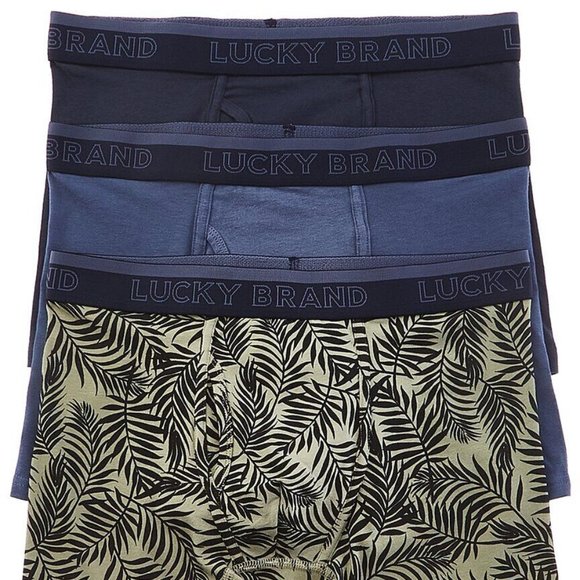 Lucky Brand Stretch Boxer Brief 3 Pack Underwear Men's - New In Box - Picture 1 of 1
